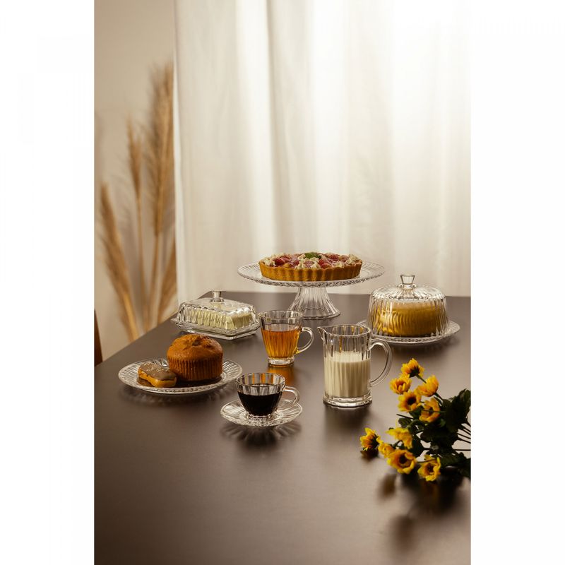 Manteigueira-de-Cristal-com-Tampa-Radial-18cm-x-105cm-x-8cm-Lyor