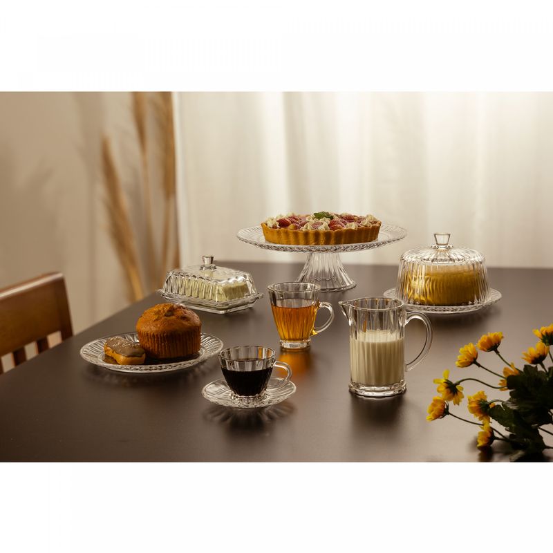 Conjunto-2-Xicaras-para-Cafe-de-Cristal-com-Pires-Radial-90ml-Lyor