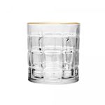 Copo-de-Cristal-com-Fio-de-Ouro-Square-330ml-Lyor