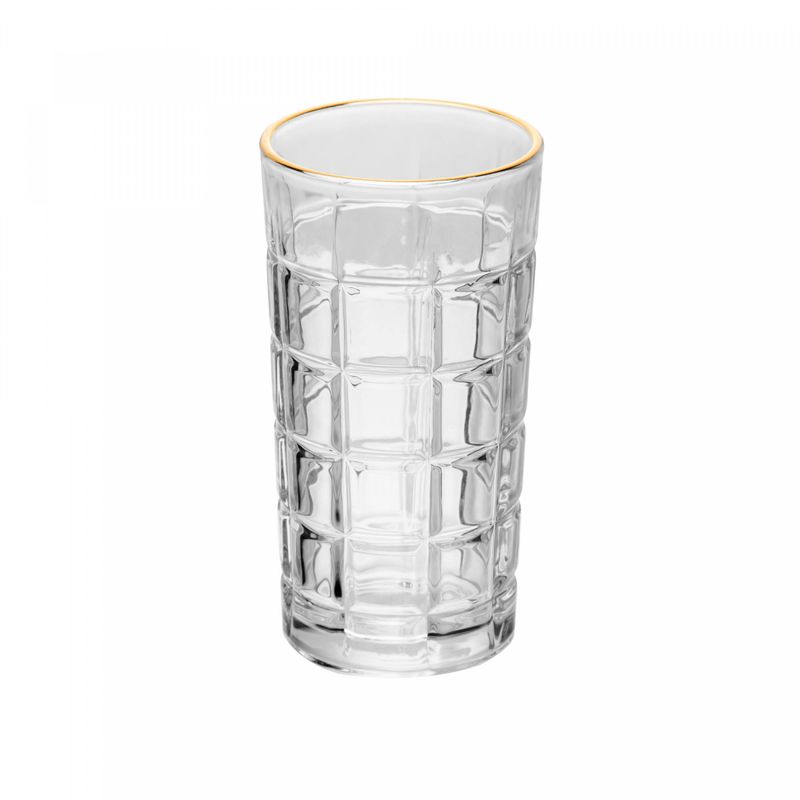 Copo-Alto-de-Cristal-com-Fio-de-Ouro-Square-360ml-Lyor