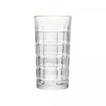 Copo-Alto-de-Cristal-com-Fio-de-Ouro-Square-360ml-Lyor