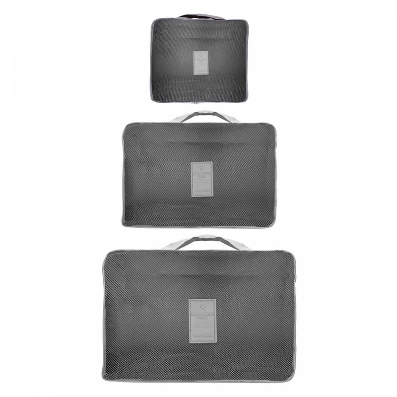 Conjunto-6-Organizadores-de-Mala-para-Viagem-em-Nylon-Cinza-Lyor