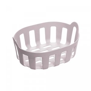 Cesto Organizador de Bambu e PP Cinza 27cm x 20cm x 12cm - Lyor