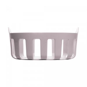 Cesto Organizador de Bambu e PP Cinza 27cm x 20cm x 12cm - Lyor