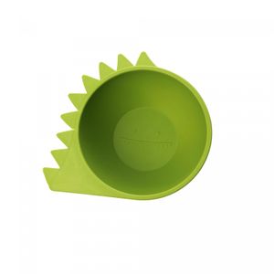 Bowl de Bambu e PP Baby Dino Verde 15cm x 17,5cm x 6cm - Lyor