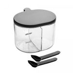Porta-Tempero-de-Poliestireno-com-Tampa-Divisoria-e-Colheres-de-Plastico-My-Box-12cm-x-9cm-Lyor