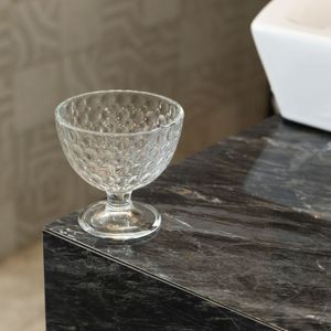Taça para Sobremesa de Vidro Bolhas 300ml - Lyor