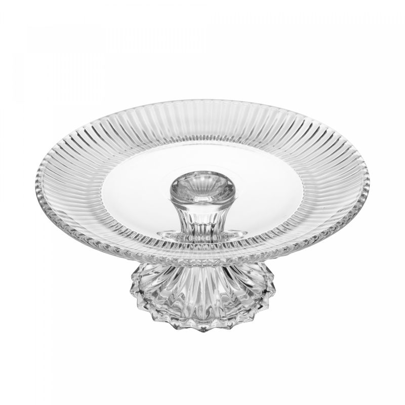 Prato-para-Bolo-com-Pe-de-Cristal-Renaissance-25cm-x-12cm-Lyor