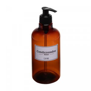 Porta Condicionador de Plástico com Pump Vintage 500ml - Lyor