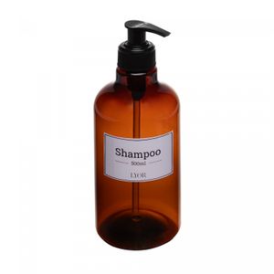 Porta Shampoo de Plástico com Pump Vintage 500ml - Lyor