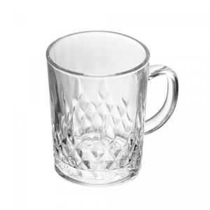 Caneca de Vidro Diamante 220ml - Lyor