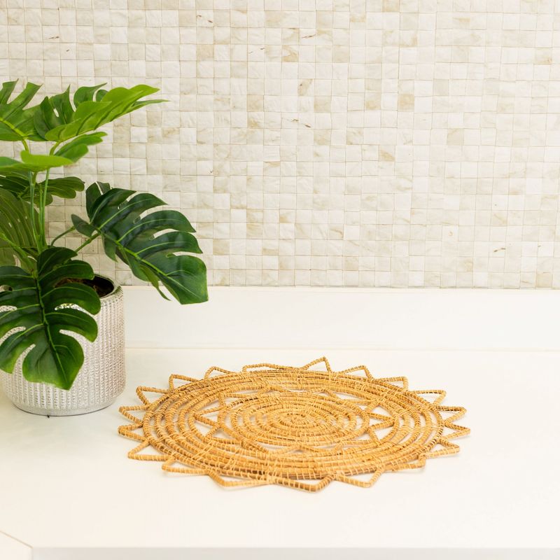 Lugar-Americano-de-Fibra-Natural-Mandala-Palm-35cm-Lyor