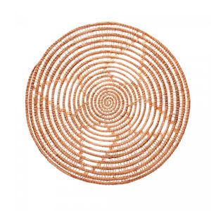 Lugar Americano de Fibra Natural Decorado Palm 35cm - Lyor