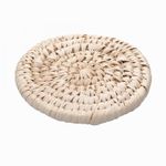 Conjunto-4-Porta-Copos-de-Fibra-Natural-Braid-10cm-Lyor