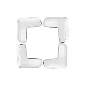 Conjunto 4 Protetores para Canto de Mesa de PVC 3cm x 3cm x 1,5cm - Lyor
