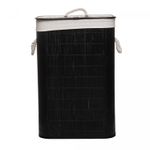 Cesto-para-Lavanderia-de-Bambu-com-Tampa-Preto-40cm-x-30cm-x-57cm-Lyor