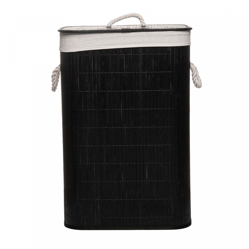 Cesto-para-Lavanderia-de-Bambu-com-Tampa-Preto-40cm-x-30cm-x-57cm-Lyor