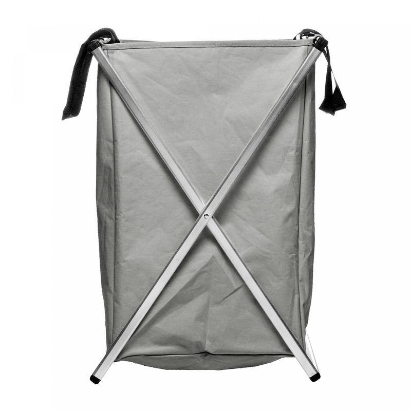 Cesto-para-Lavanderia-de-Poliester-Dobravel-Cinza-37cm-x-38cm-x-57cm-Lyor