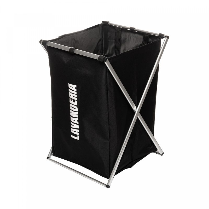Cesto-para-Lavanderia-de-Poliester-Dobravel-Preto-37cm-x-38cm-x-57cm-Lyor