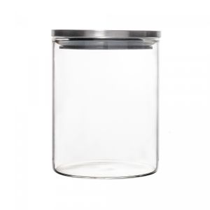 Porta Mantimento Hermético de Vidro Borossilicato com Tampa em Metal 350ml - Lyor
