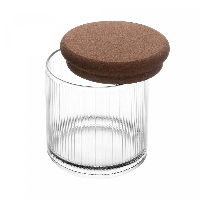 Porta-Mantimento-de-Vidro-Borossilicato-com-Tampa-Rolha-Essencia-450ml-Lyor