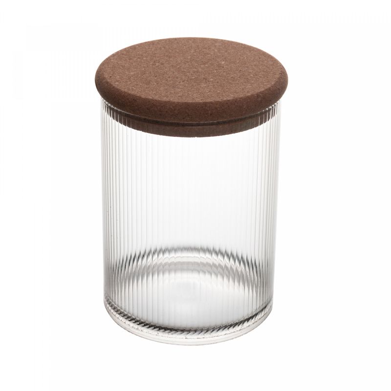 Porta-Mantimento-de-Vidro-Borossilicato-com-Tampa-Rolha-Essencia-850ml-Lyor