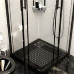 Tapete-Quadrado-de-PVC-com-Antiderrapante-para-Banheiro-Cinza-45cm-x-45cm-Lyor