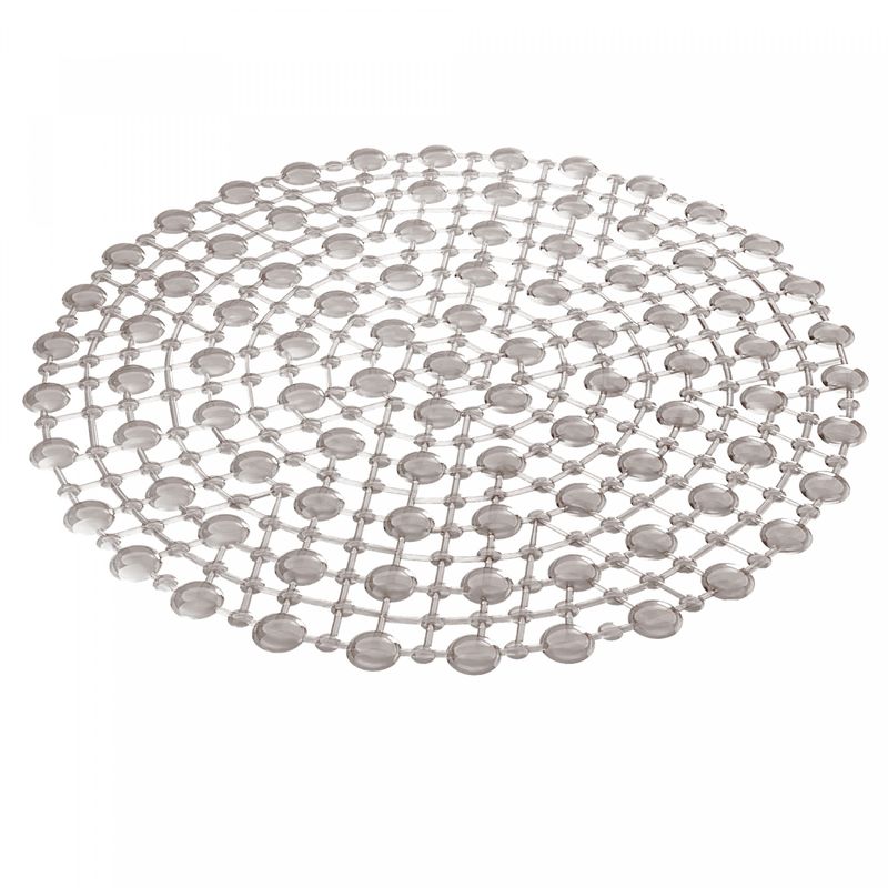 Tapete-Redondo-de-PVC-com-Antiderrapante-para-Banheiro-Cinza-45cm-Lyor