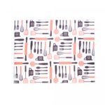 Tapete-para-Secar-Loucas-em-Microfibra-Preto-Laranja-e-Bege-50cm-x-40cm-Lyor