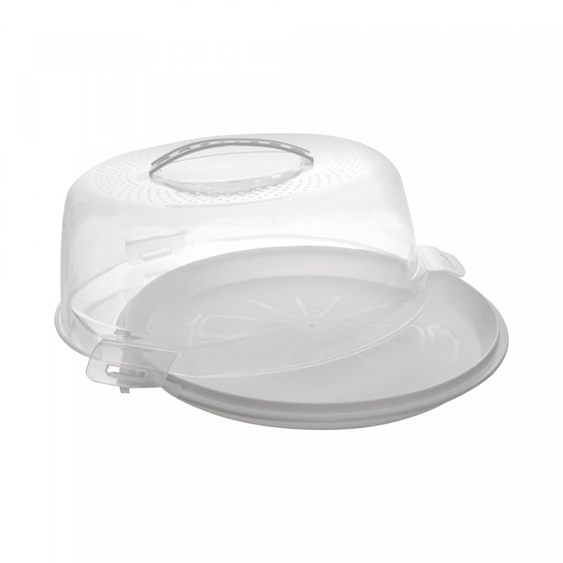 Prato-para-Bolo-de-Plastico-com-Tampa-e-Alca-Branco-Lyor