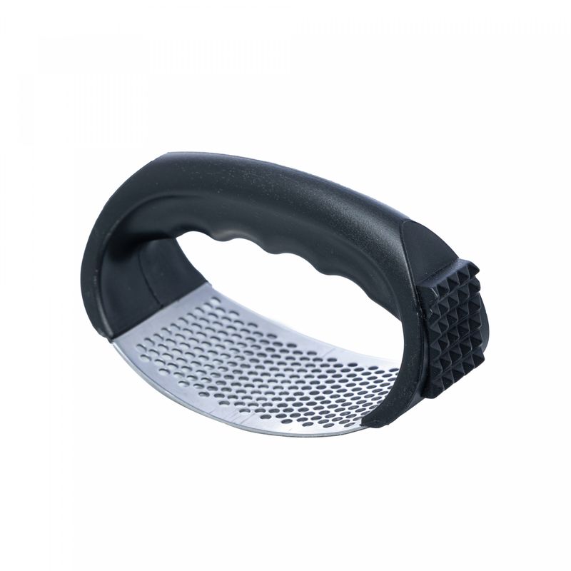 Espremedor-de-Alho-em-Aco-Inox-com-Amaciante-de-Carnes-na-Alca-em-Plastico-Preto-11cm-x-5cm-x-7cm-