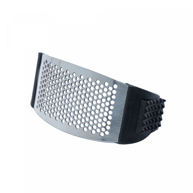 Espremedor-de-Alho-em-Aco-Inox-com-Amaciante-de-Carnes-na-Alca-em-Plastico-Preto-11cm-x-5cm-x-7cm-