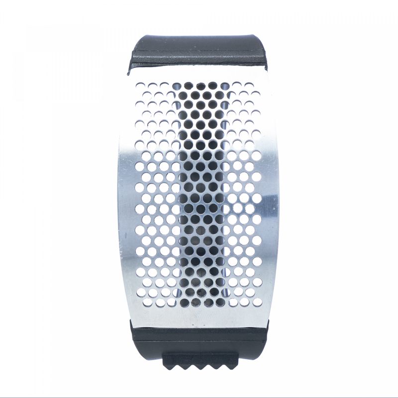 Espremedor-de-Alho-em-Aco-Inox-com-Amaciante-de-Carnes-na-Alca-em-Plastico-Preto-11cm-x-5cm-x-7cm-