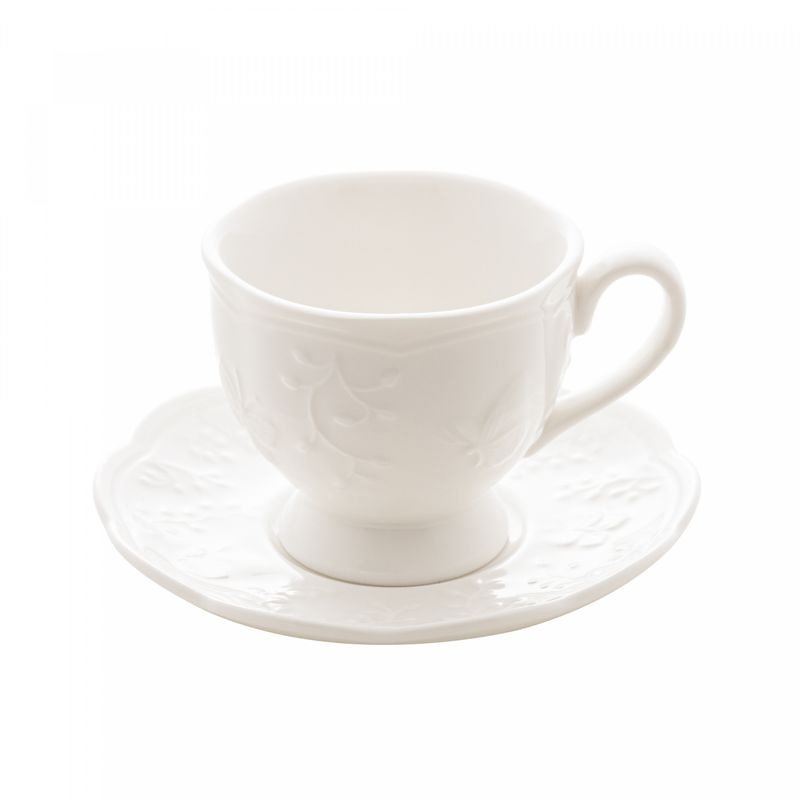 Xicara-de-Cafe-de-Porcelana-New-Bone-Butterfly-Flower-100ml-Lyor
