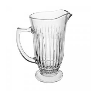 Conjunto Jarra com 6 Copos de Vidro Deli Diamante 1L/300ml - Lyor