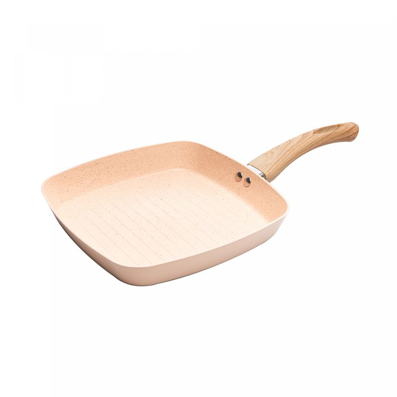 Bistequeira-de-Inducao-em-Aluminio-com-Revestimento-Ceramico-Chef-Pro-Bege-24cm-Lyor