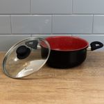 Cacarola-de-Inducao-Aluminio-com-Revestimento-Ceramico-e-Tampa-de-Vidro-Chef-Pro-Vermelha-20cm-Lyor