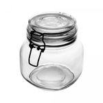 Pote-Hermetico-de-Vidro-com-Silicone-e-Clipe-em-Metal-Vintage-Preto-850ml-Lyor