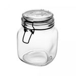 Pote-Hermetico-de-Vidro-com-Silicone-e-Clipe-em-Metal-Vintage-Preto-1L-Lyor