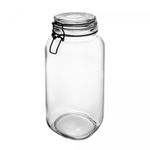 Pote-Hermetico-de-Vidro-com-Silicone-e-Clipe-em-Metal-Vintage-Preto-23L-Lyor