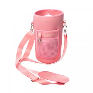 Case Térmico de Neoprene para Garrafa Squeeze 2 litros 5 em 1 Rosa - Lyor
