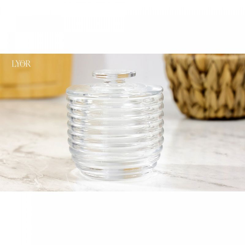 Manteigueira-Francesa-de-Vidro-Colmeia-95cm-x-95cm-x-105cm-Lyor