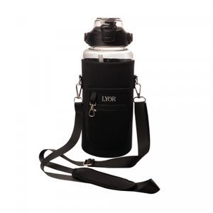 Conjunto Garrafa Squeeze de Policarbonato 2,1L com Case 5 em 1 - Lyor