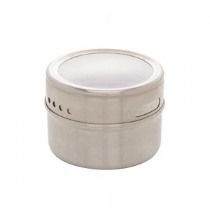 Porta Tempero de Aço Inox Imantado 80ml - Lyor