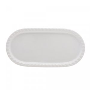 Conjunto 3 Peças para Banheiro de Cerâmica Greece Branco e Dourado - Lyor