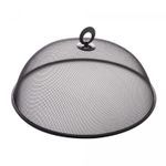 Tela-Protetora-para-Alimentos-de-Metal-Revestida-com-Plastico-Preta-30cm-x-12cm-Lyor