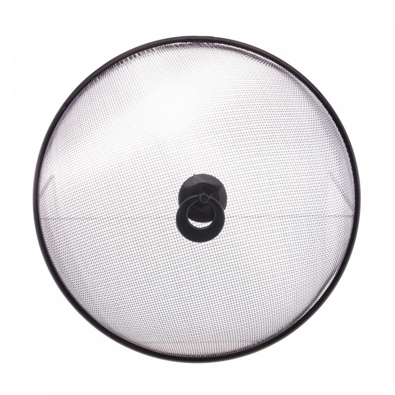 Tela-Protetora-para-Alimentos-de-Metal-Revestida-com-Plastico-Preta-30cm-x-12cm-Lyor