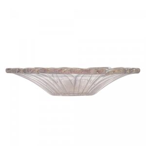 Mini Petisqueira de Vidro Margarida Rainbow Metalizado 13cm x 3cm - Lyor