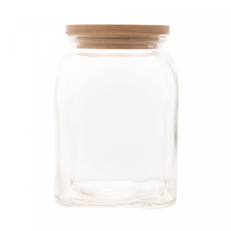Porta-Mantimento-de-Vidro-com-Tampa-de-Bambu-1L-Lyor