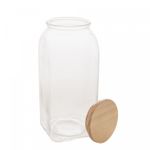 Porta-Mantimento-de-Vidro-com-Tampa-de-Bambu-18L-Lyor